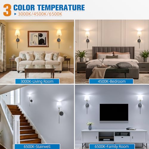 19.9 inch Battery Operated Wall Sconce Set of 2 (2 Count)
