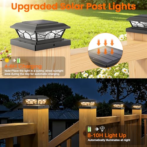 4x4 Post Solar Lights (12 Count)