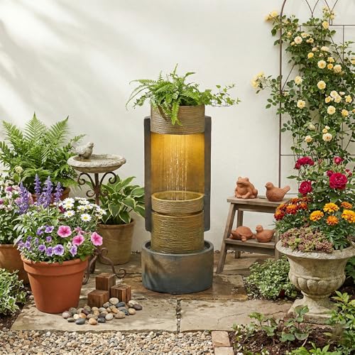 33" Outdoor Water Fountain