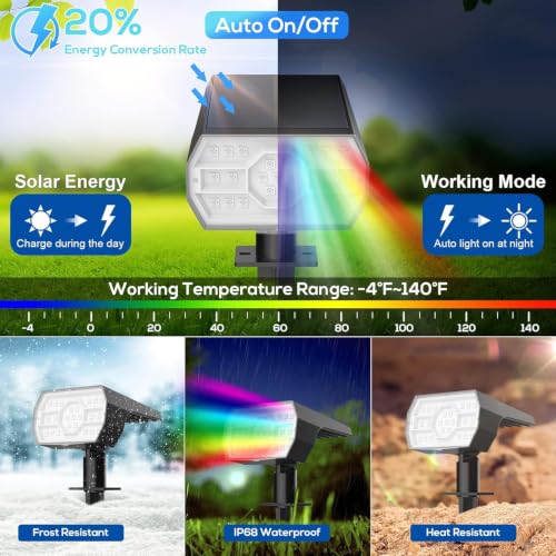Solar Color Changing Lights (4 Count)