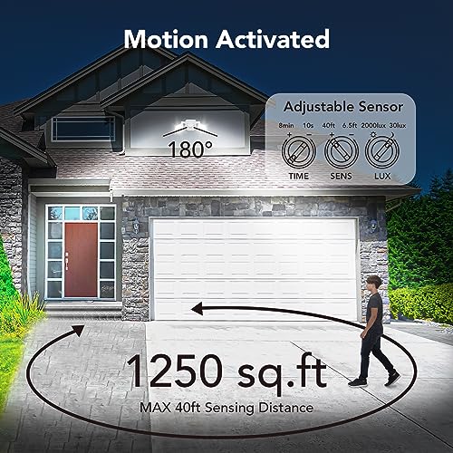 2 Pack Motion Sensor Outdoor Lights (2 Count)