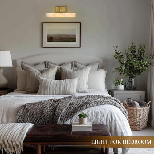 12in Alabaster Picture Light for Wall Art