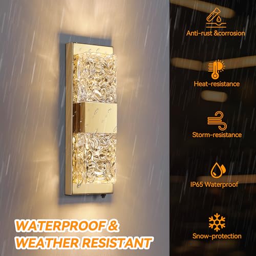 14.2" Dusk to Dawn Exterior Wall Light