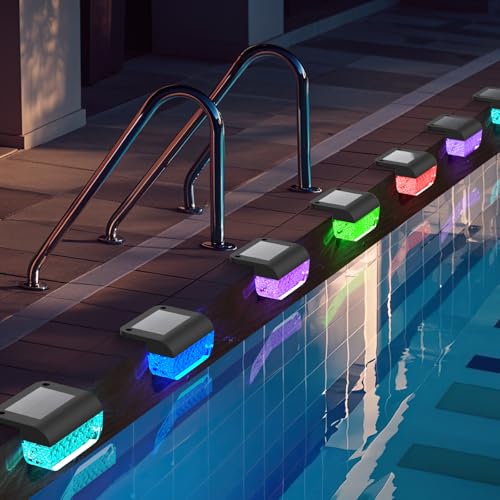 Solar Step Lights Outdoor (8 Count)