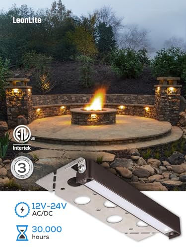 8 Pack 7 Inch LED Hardscape Lighting (8 Count)