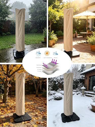 Patio Umbrella Cover for 9ft to 13ft Offset Umbrella