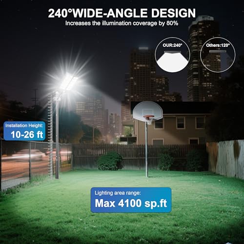 2 Pack Solar Street Light (2 Count)