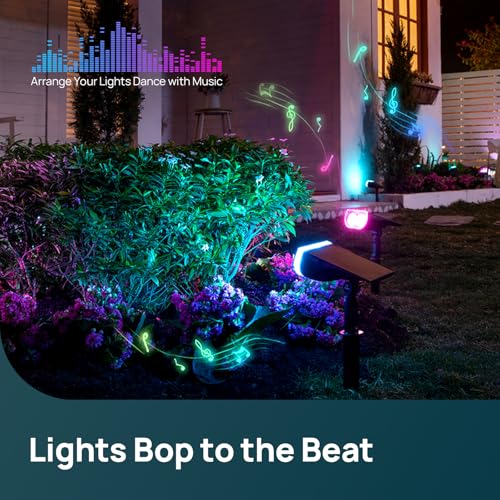 Smart Solar Spot Lights Outdoor SL5C (8 Count)