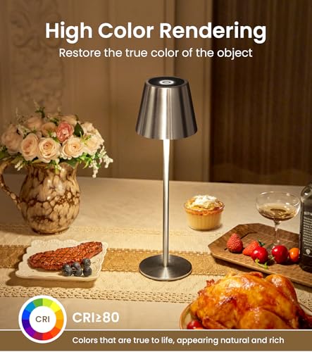3 Pack Cordless Table Lamp (3 Count)