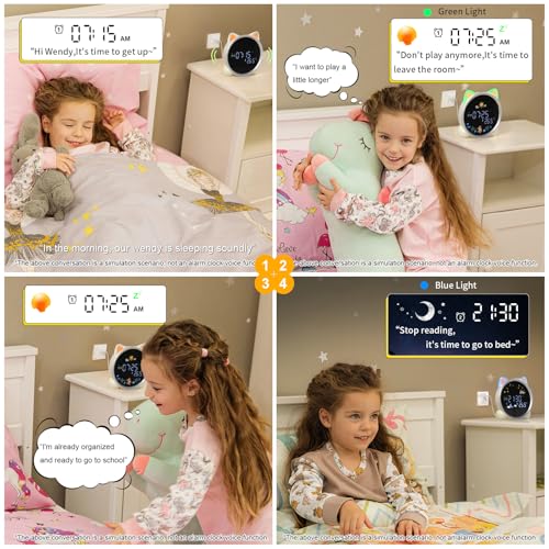 Kids Alarm Clock Night Light