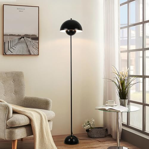 Mid Century Modern Metal Bud Floor Lamp for Home and Office