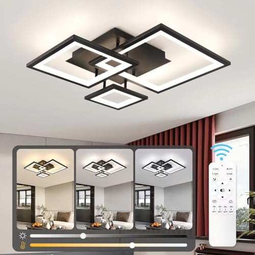 Modern Black Led Ceiling Light 3