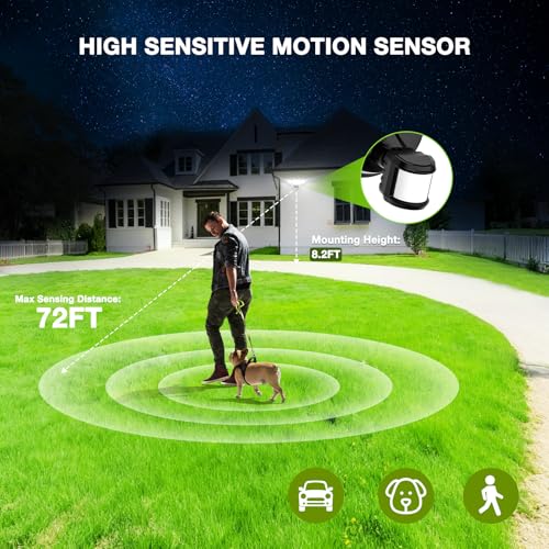 150W Motion Sensor Outdoor Lights
