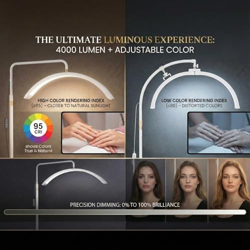 23" Half Moon Lash Lamp for Eyelash Extensions