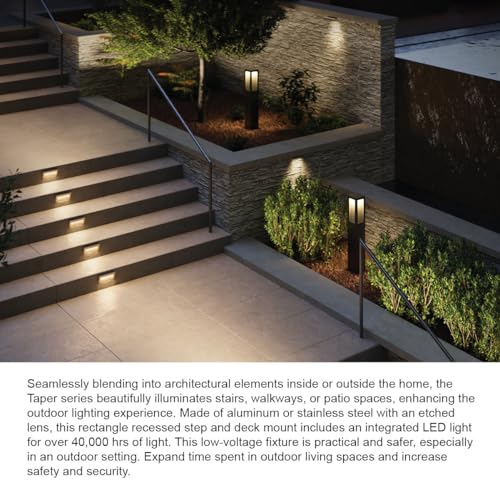 Landscape Taper 1563BZ Horizontal 12v Step Light