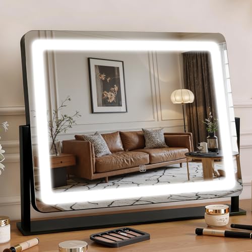 Vanity Mirror with Lights 22"×17"