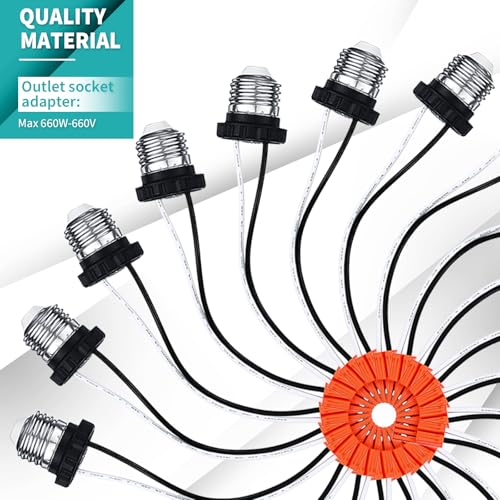 100 Pcs E26 Socket Adapter (100 Count)