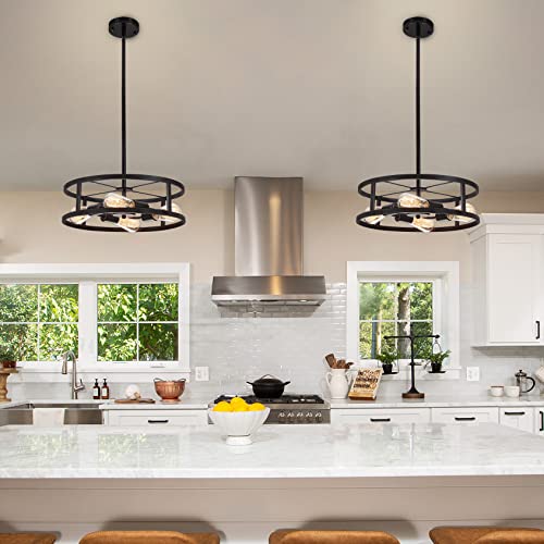 Black Semi Flush Mount Ceiling Light