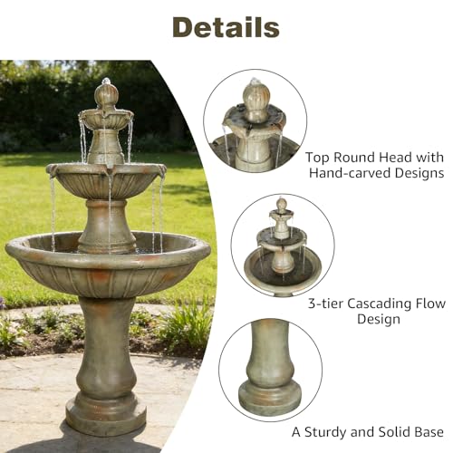 51.5" Water Fountain Outdoor