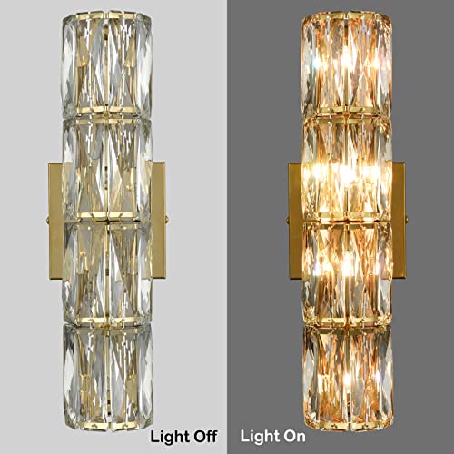 Gold Wall Sconce Modern Crystal Sconces Wall Lighting