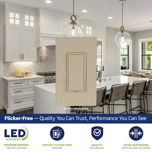 Decora Slide LED Advanced Dimmer Switch for 150W Dimmable LED