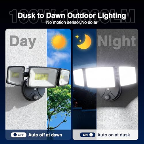 100w Dusk to Dawn Outdoor Lighting