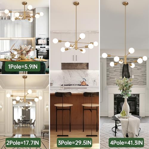 Modern Sputnik Chandeliers Light