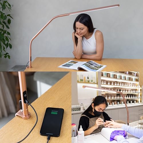 Slimline 4™ LED Table Lamp in Rose Gold