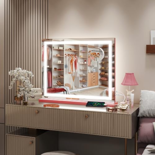 Vanity Mirror with Lights 23"x18"