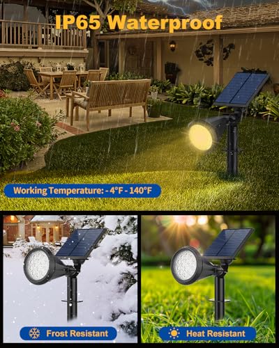 Solar Spot Lights Outdoor (10 Count)