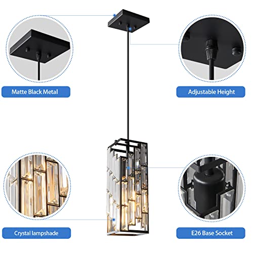 Black Pendant Lighting Modern Pendant Light (2 Count)