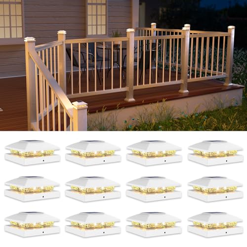 4x4 Solar Post Cap Lights (12 Count)