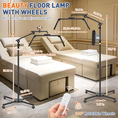 Half Moon Light for Eyelash Extensions Lash Tech Lamp Phone Holder