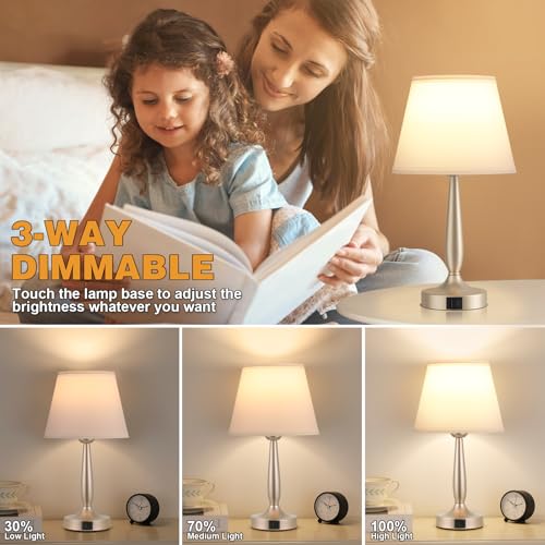 Touch Table Lamp for Bedroom