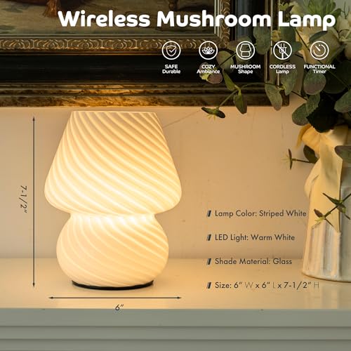 Battery Operated Mushroom Lamp
