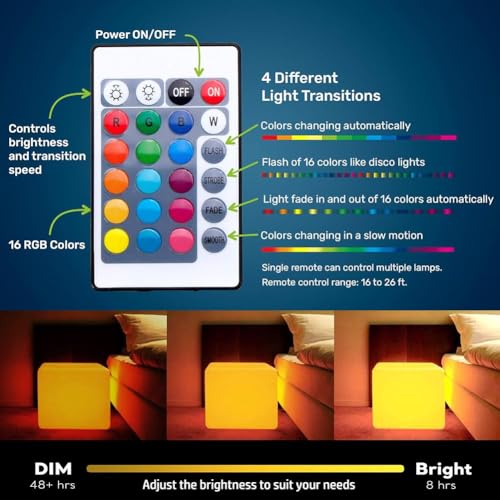 Waterproof Cube Lights LED Cube Floor Lamp w