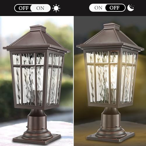 2pcs Large Outdoor Post Lights Lamp Post Light Fixture