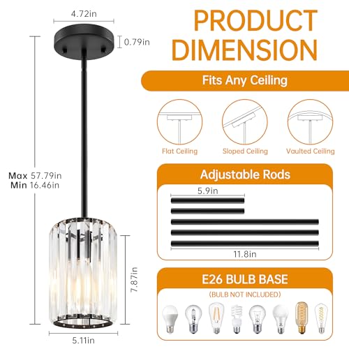 Black Pendant Light