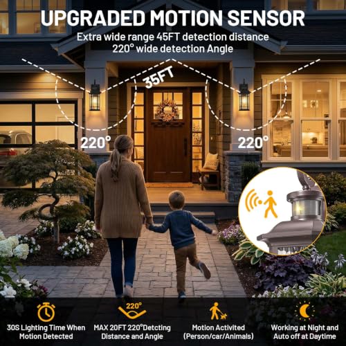 Outdoor Porch Light Motion Sensor Outdoor Wall Lights Exterior Motion Sensor Light