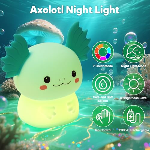 Axolotl Lamp Axolotl Night Light