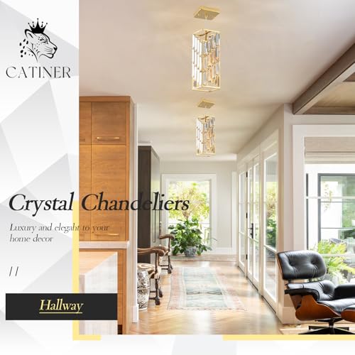 Gold Crystal Pendant Light