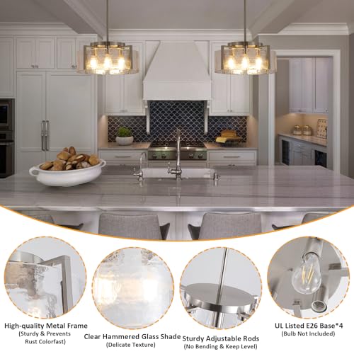 Nickel Chandeliers for Dining Room Light Fixture