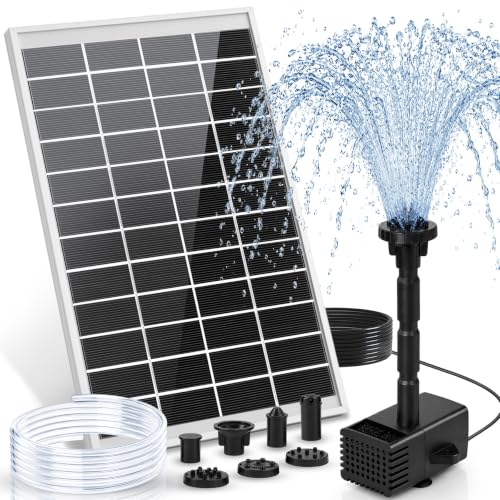 7.5W Solar Fountain Pump with 6 Adjustable Spray Modes