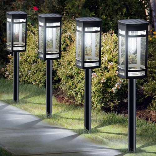 8 Pack Solar Pathway Lights Outdoor Waterproof (8 Count)