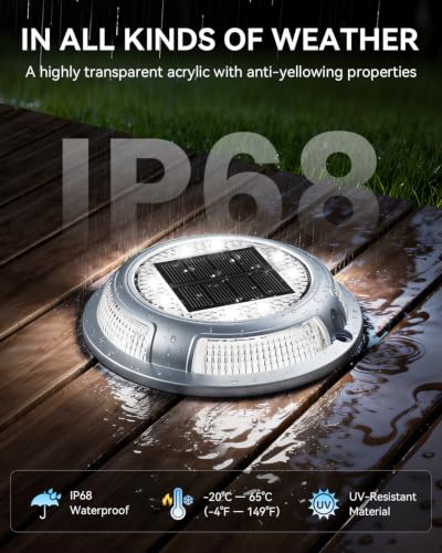 Solar Driveway Lights (4 Count)
