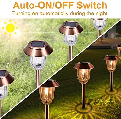 Solar Pathway Lights Outdoor (6 Count)