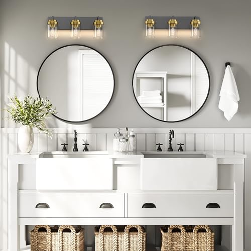 Bathroom Lighting Fixtures (3 Count)