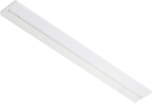 LAGOM Halo Under Cabinet Light, 22‑Inch Hardwired Dimmable LED, 2700K/4000K/5000K, Power Cord Sold Separately, White, UC0122WH27
