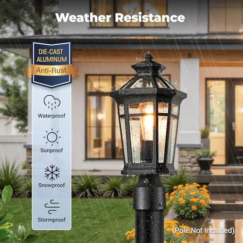 2 Pack Outdoor Post Light