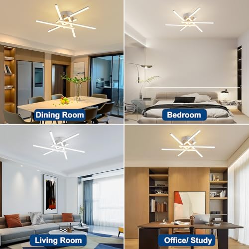 Dimmable LED Ceiling Light with Remote